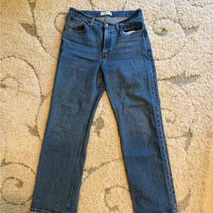 Abercrombie & Fitch Straight Leg Blue Jeans